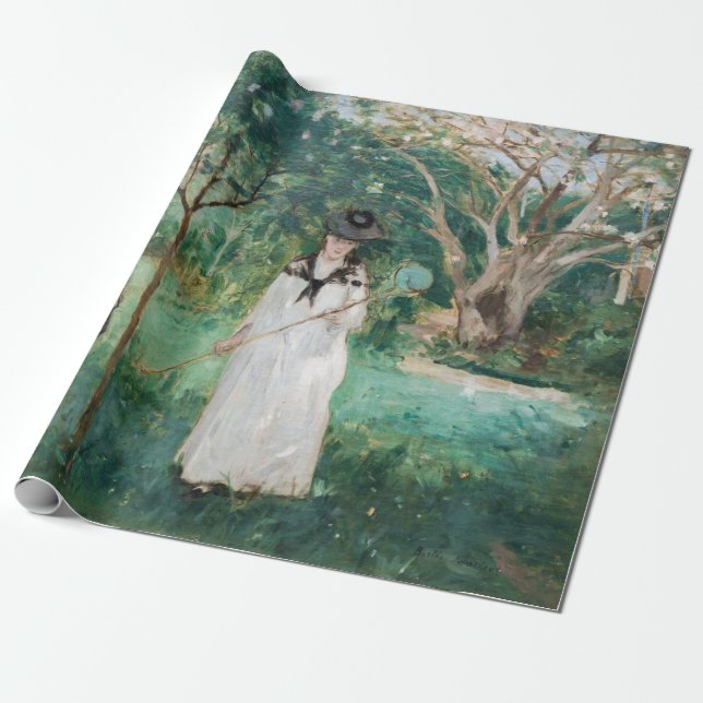 Berthe Morisot - Fjärilsjakt Presentpapper (Utrullad)