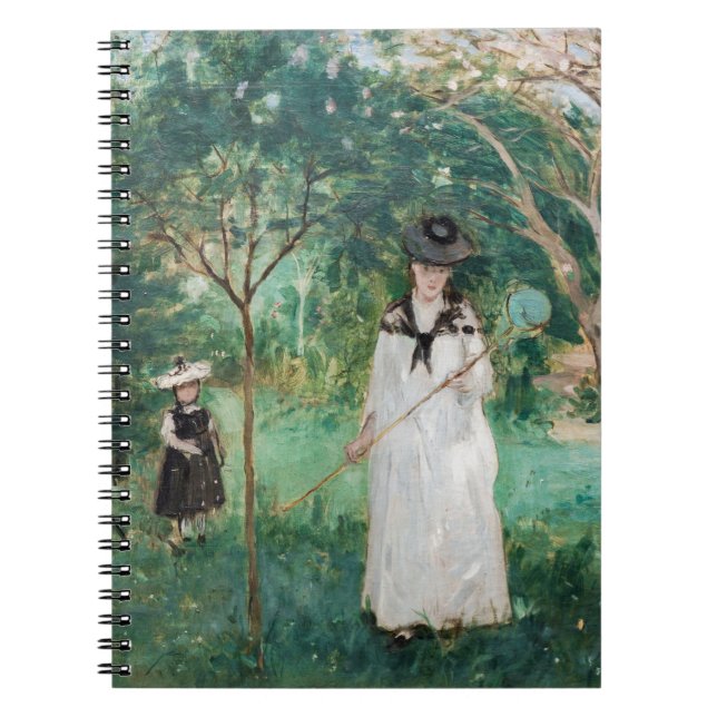 Berthe Morisot - Fjärilsjakten Anteckningsbok (Framsidan)