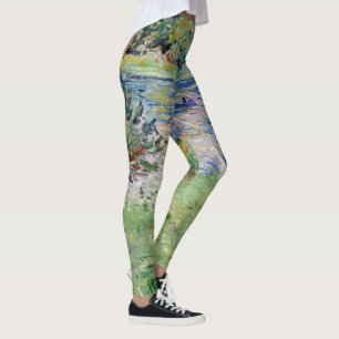 Berthe Morisot - Flickan i en Boat med Geese Leggings