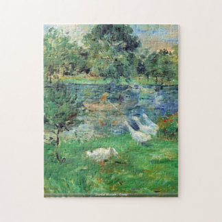 Berthe Morisot - flickor i ett fartyg med gäss Pussel