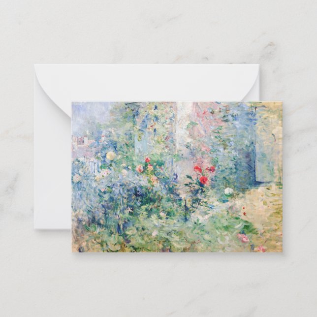 Berthe Morisot - Garden vid Bougival Anteckningskort (Framsida)