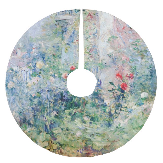 Berthe Morisot - Garden vid Bougival Julgransmatta Borstad Polyester (Framsidan)