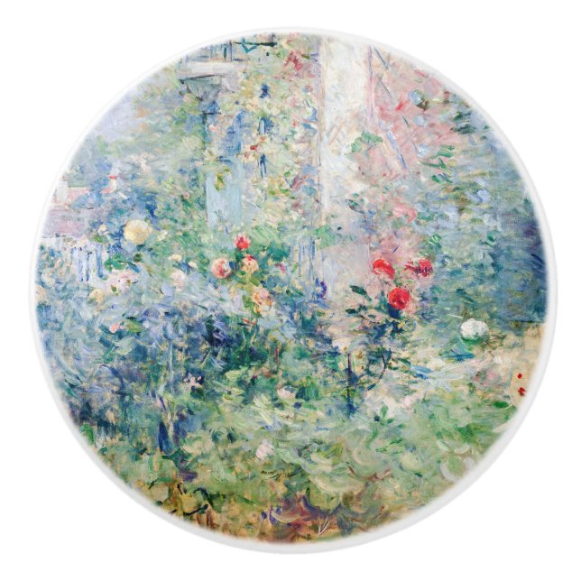 Berthe Morisot - Garden vid Bougival Knopp (Framsidan)