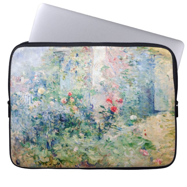 Berthe Morisot - Garden vid Bougival Laptop Fodral (Framsidan)