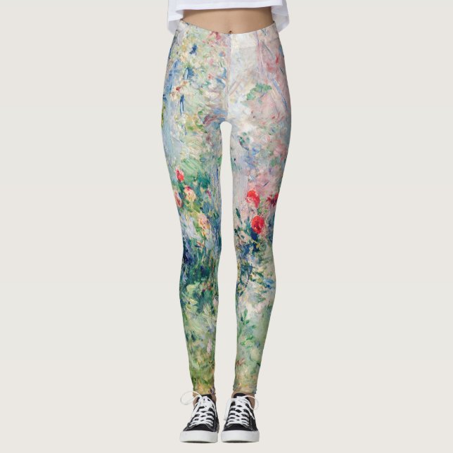 Berthe Morisot - Garden vid Bougival Leggings (Framsida)