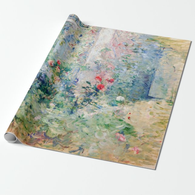 Berthe Morisot - Garden vid Bougival Presentpapper (Utrullad)