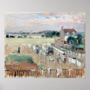 Berthe Morisot Hanging från Tvätt ut till Dry Poster