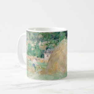 Berthe Morisot - Haystacks vid Bougival Kaffemugg
