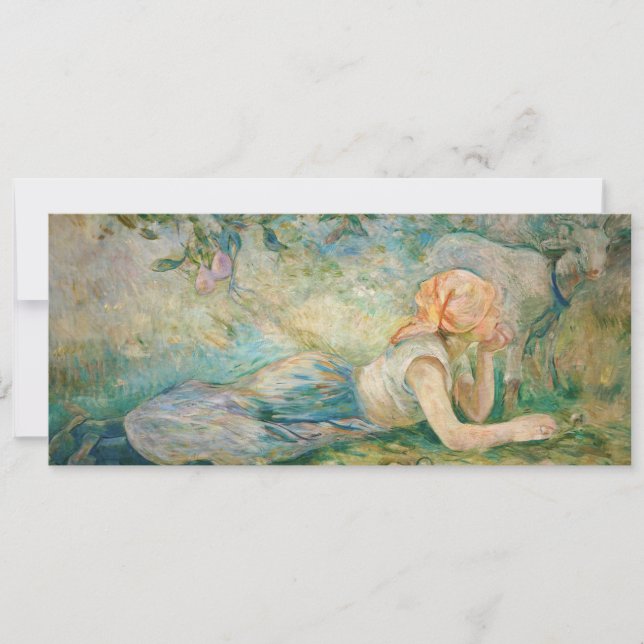 Berthe Morisot - Herdeinna som vilar Inbjudningar (Framsida)