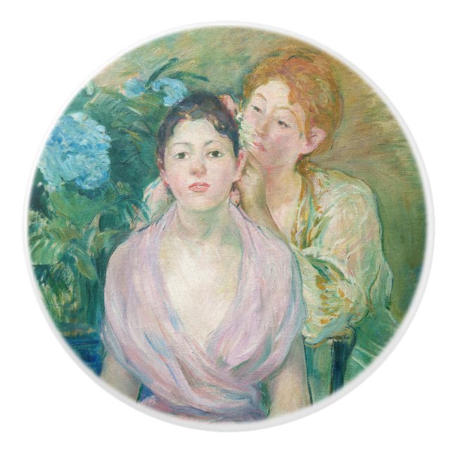 Berthe Morisot - Horstensia / De två systrarna Knopp (Framsidan)