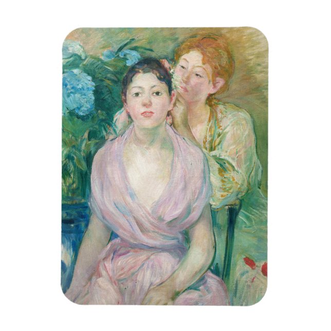 Berthe Morisot - Horstensia / De två systrarna Magnet (Vertikal)