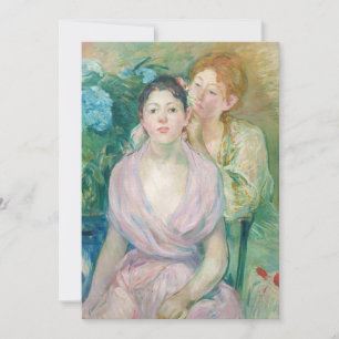 Berthe Morisot - Horstensia / De två systrarna Tack Kort