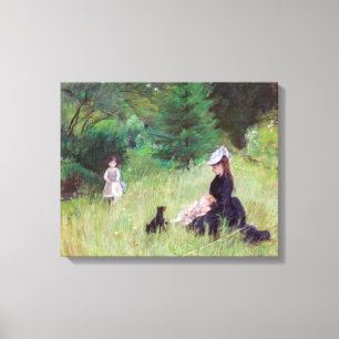 Berthe Morisot - I en park Canvastryck