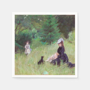 Berthe Morisot - i en park Pappersservett