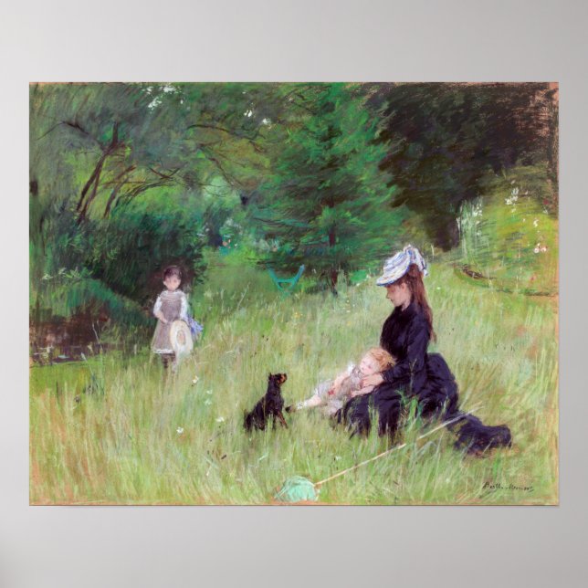 Berthe Morisot - I en park Poster (Framsidan)