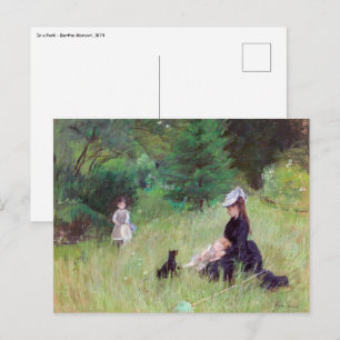 Berthe Morisot - i en park Vykort