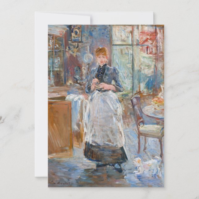 Berthe Morisot - I matsalen Inbjudningar (Framsida)
