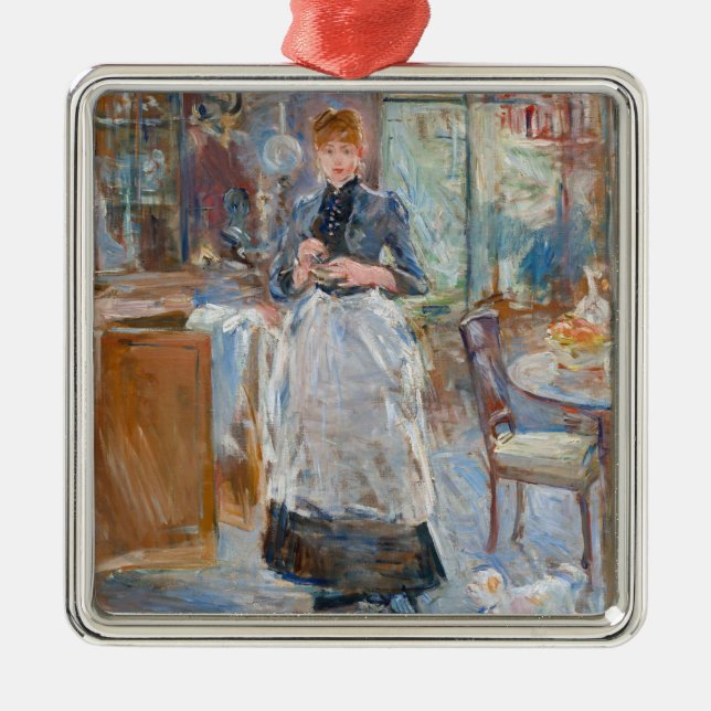 Berthe Morisot - I matsalen Julgransprydnad Metall (Framsidan)