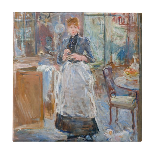 Berthe Morisot - I matsalen Kakelplatta (Framsidan)