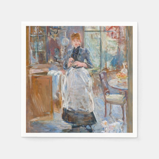 Berthe Morisot - I matsalen Pappersservett (Framsidan)