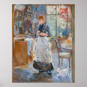 Berthe Morisot - I Matsalen Poster