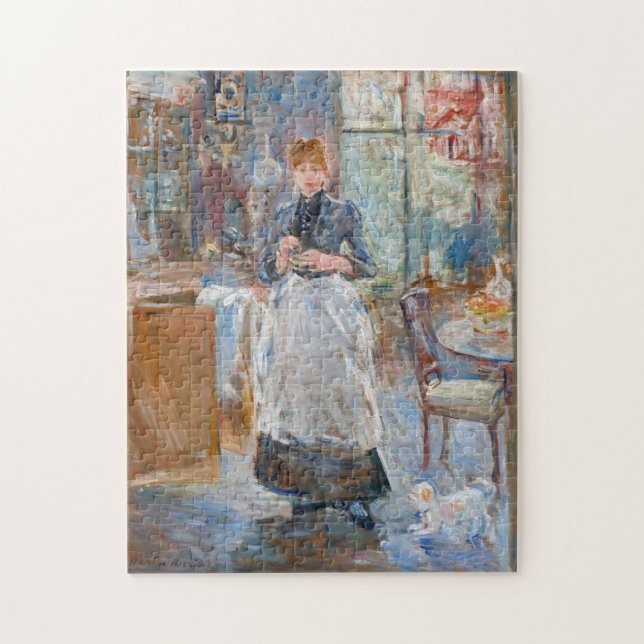 Berthe Morisot - I matsalen Pussel (Vertikal)