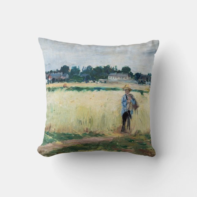 Berthe Morisot - In Wheatfield at Gennevillier Kudde (Framsida)