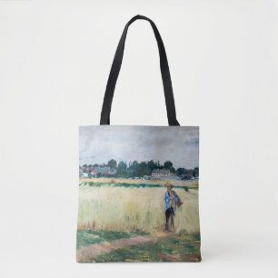 Berthe Morisot - In Wheatfield at Gennevillier Tygkasse