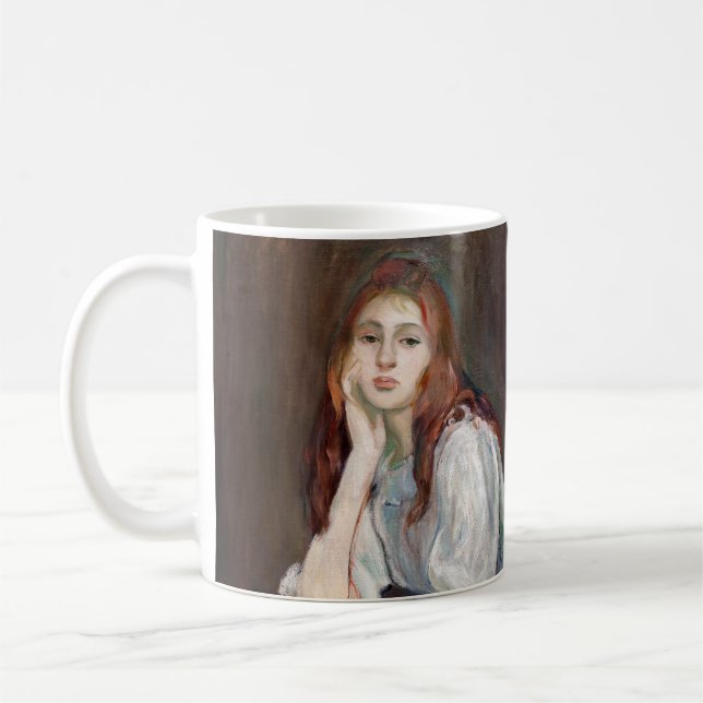 Berthe Morisot - Julie Daydreaming Kaffemugg (Vänster)