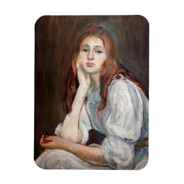 Berthe Morisot - Julie drömmande Magnet (Vertikal)