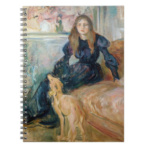 Berthe Morisot - Julie och hennes Greyhound Laerte Anteckningsbok