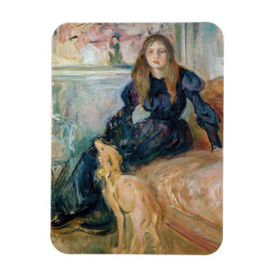 Berthe Morisot - Julie och hennes Greyhound Laerte Magnet