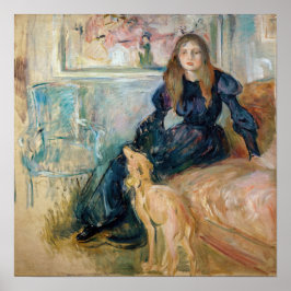 Berthe Morisot - Julie och hennes vinthund Laerte Poster