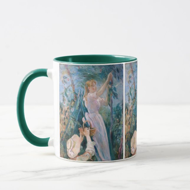 Berthe Morisot - Körsbärsplockerskan Mugg (Vänster)