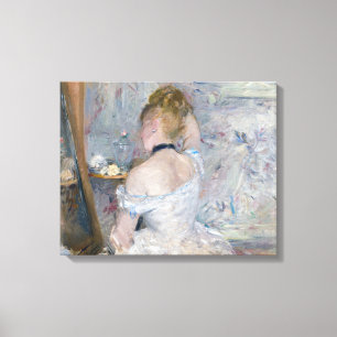 Berthe Morisot - Kvinna vid toaletten Canvastryck
