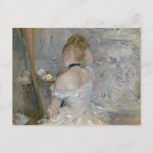 Berthe Morisot - Kvinna vid toaletten Vykort