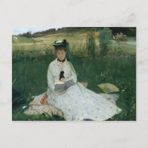 Berthe Morisot - läsning Vykort