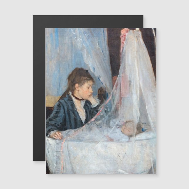 Berthe Morisot - Magnetkortet för vaggan (Fram/baksida)