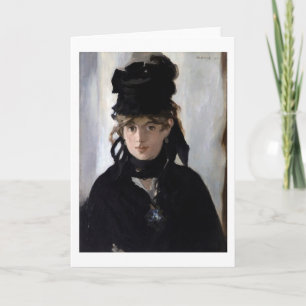 Berthe Morisot med en Bouquet of Violets, Manet Kort