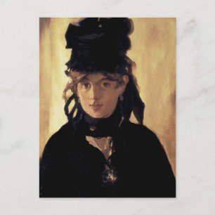 Berthe Morisot med en Bouquet Violets Vykort