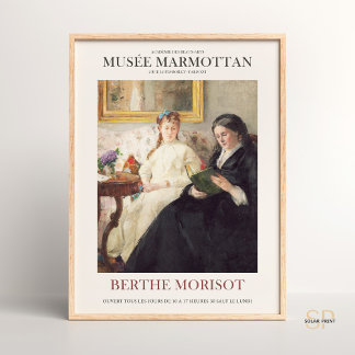 Berthe Morisot Mor och konstnären Poster