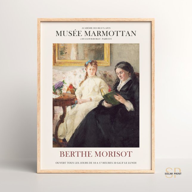 Berthe Morisot Mor och konstnären Poster (Skapare uppladdad)