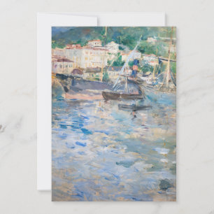 Berthe Morisot - Nicehamnen Tack Kort