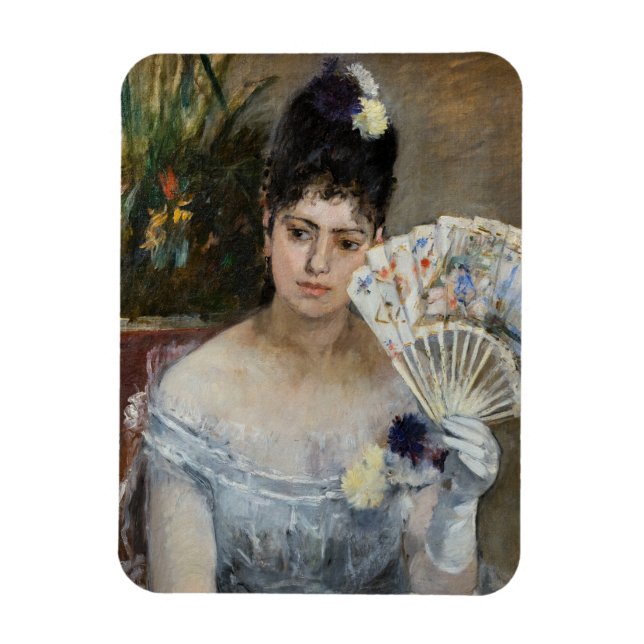 Berthe Morisot - På balen Magnet (Vertikal)