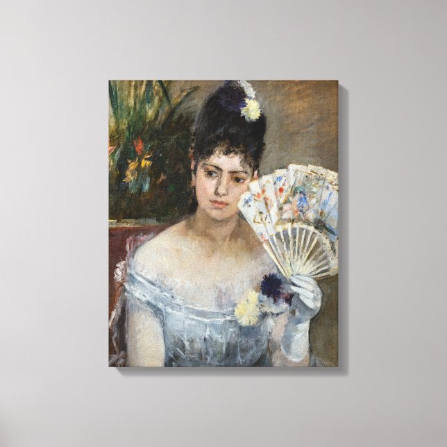 Berthe Morisot - På Balsalen Canvastryck (Framsida)