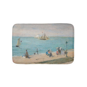 Berthe Morisot - på stranden, Les Petites-Dalles Badrumsmatta