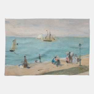 Berthe Morisot - på stranden, Les Petites-Dalles Kökshandduk