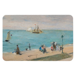 Berthe Morisot - på stranden, Les Petites-Dalles Magnet