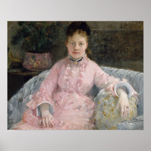 Berthe Morisot - Rosa Dress Poster