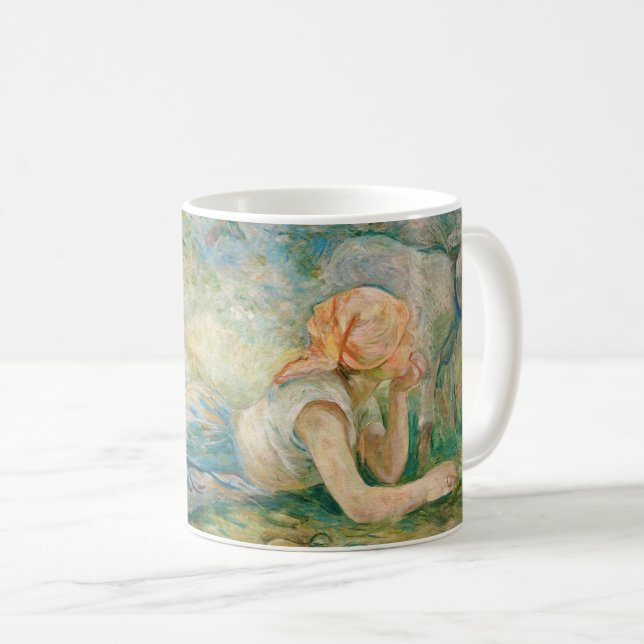 Berthe Morisot - Shepherdes Resting Kaffemugg (Framsida höger)